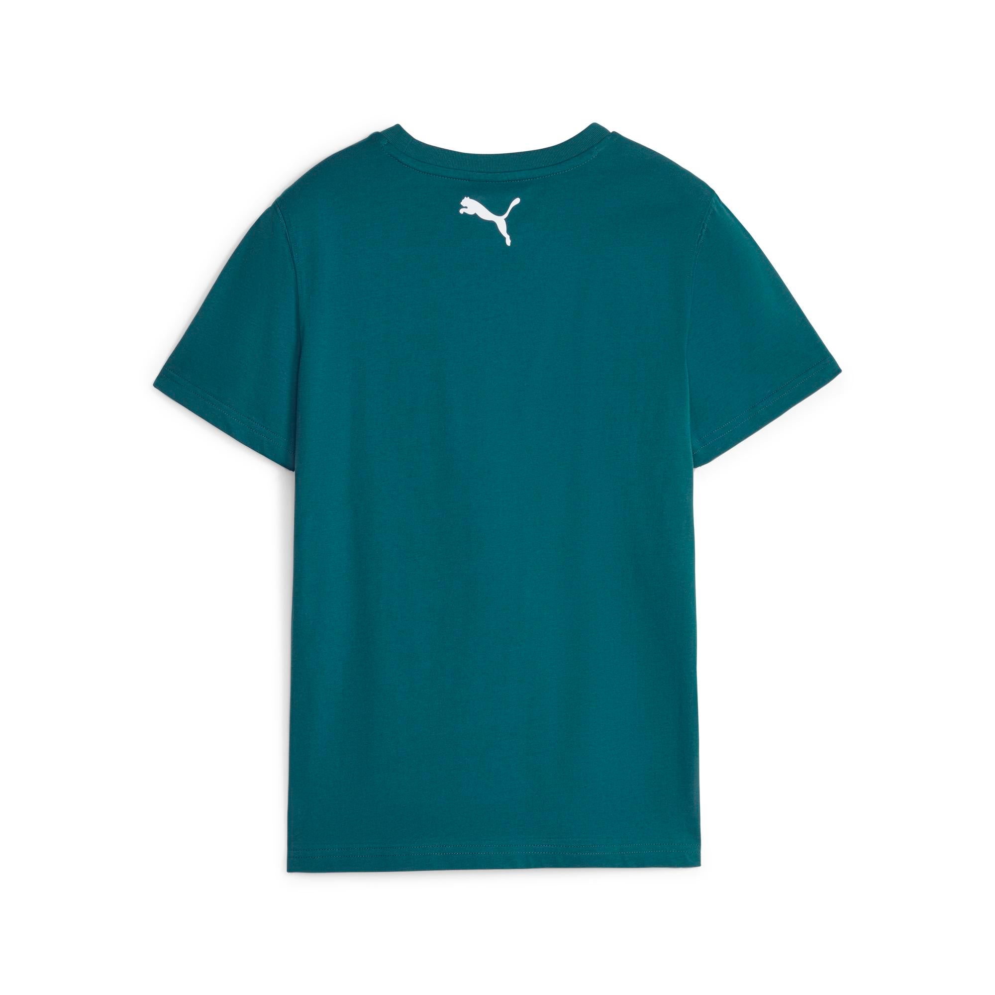 PUMA 大童基本系列籃球短袖T恤