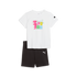 PUMA 嬰童基本系列Trolls短袖T恤短褲套裝