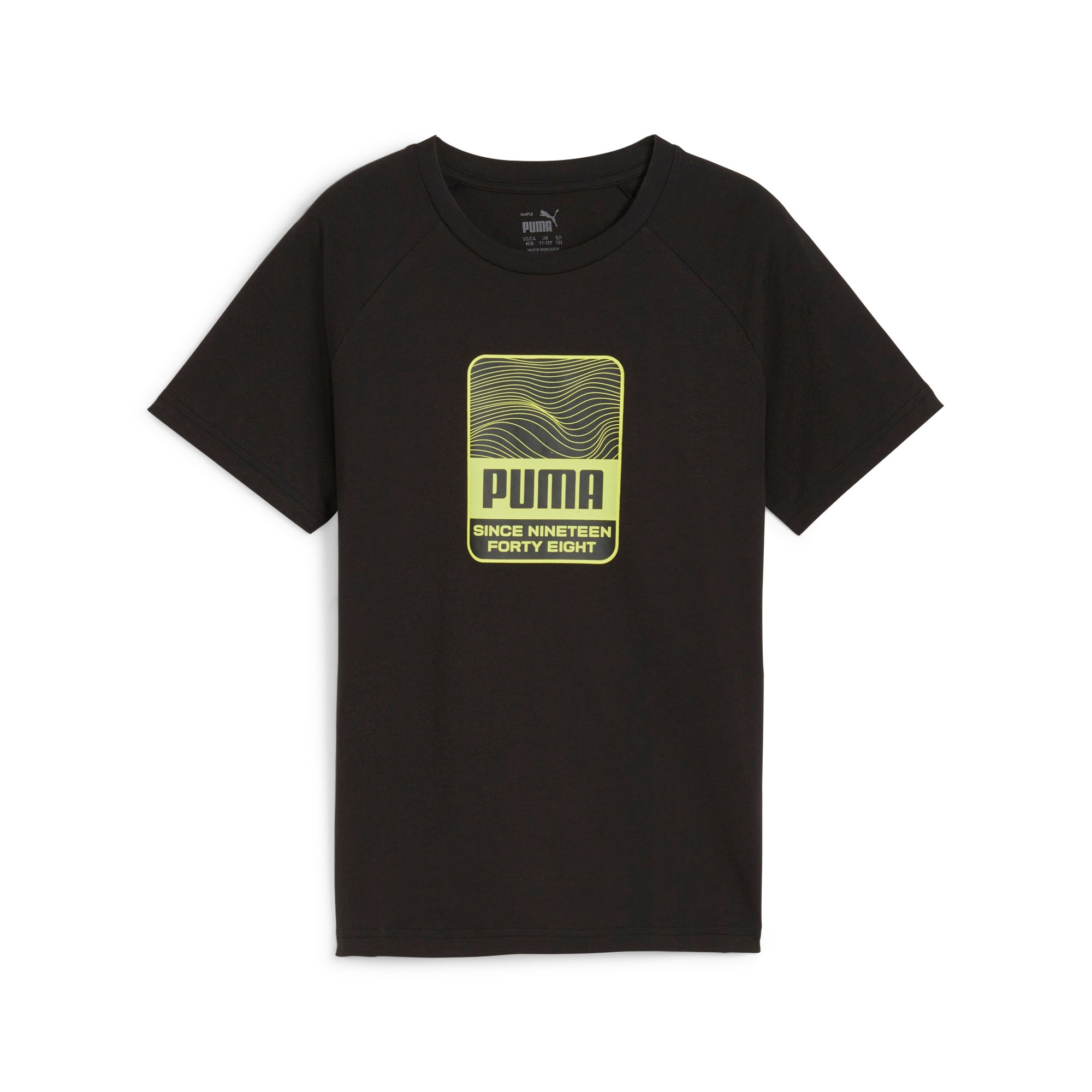 PUMA 大童基本系列Active Sports涼感運動圖樣短袖T恤