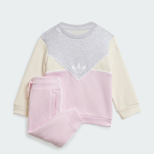  ADICOLOR, adidas, clothes, girl,  刷毛, 套裝, 女嬰, 嬰童, 長袖,open for kids