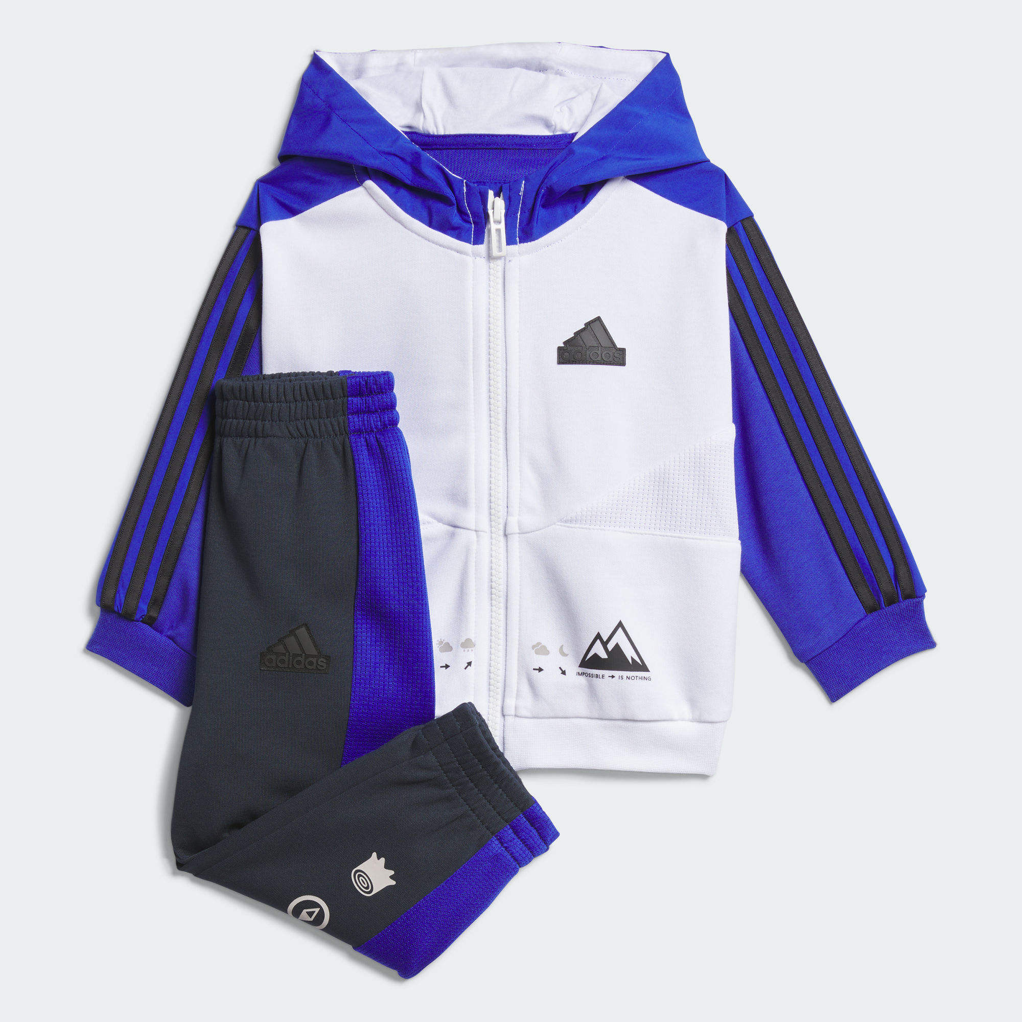 adidas 嬰童奶龍連帽外套套裝