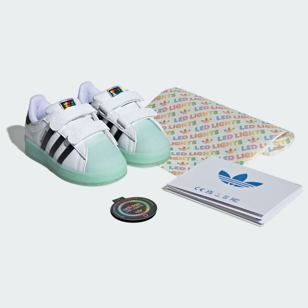 adidas SUPERSTAR LED 夜行嬰兒鞋