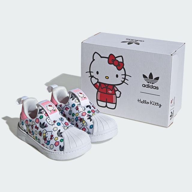 Adidas,  girl, Hello Kitty, shoes, SUPERSTAR, UNISEX, 休閒, 女嬰, 嬰童, open for kids