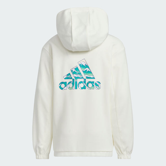 【adidas】 大童俏皮棉連帽上衣