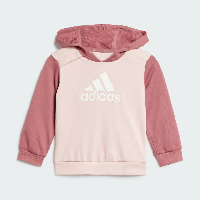 adidas 嬰童棉質毛巾連帽套裝