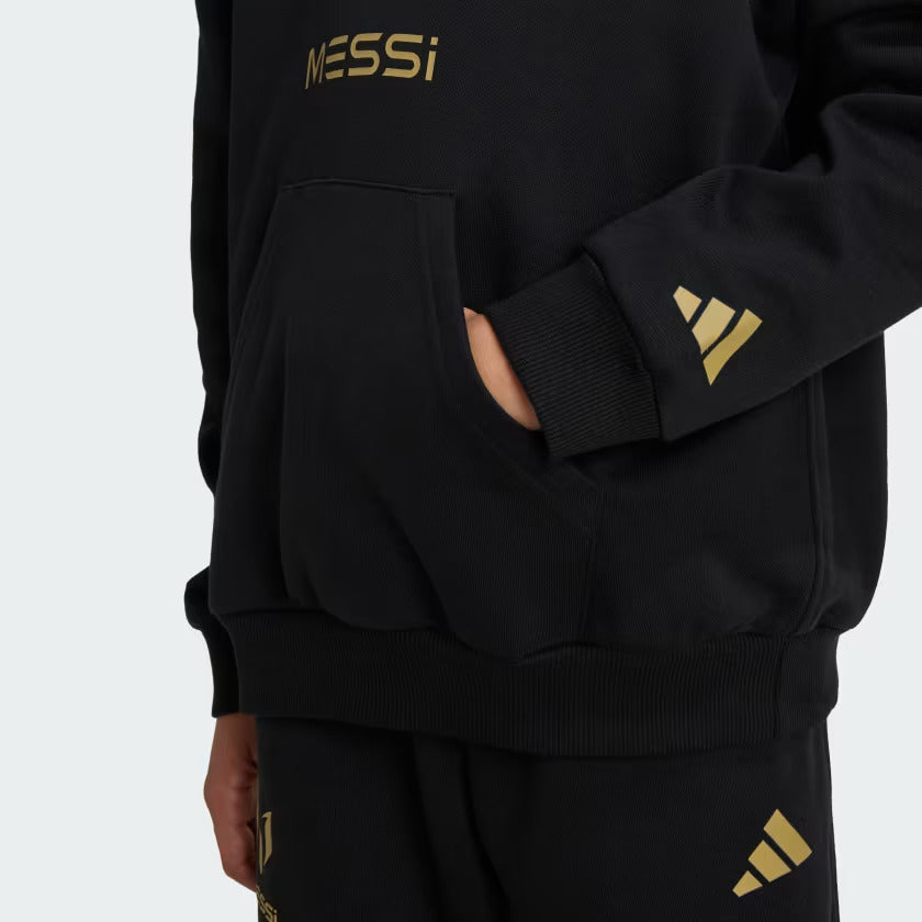 adidas 大童Messi聯名連帽上衣